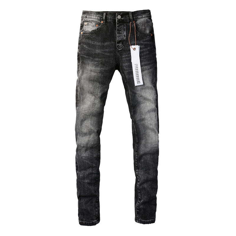Pur Jeans Pants Torn Jeans American High Street Ripped Black Jeans