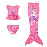 Детский наряд маленькой принцессы, юбка, детская пижама, купальник, комплект, крой «рыбий хвост»