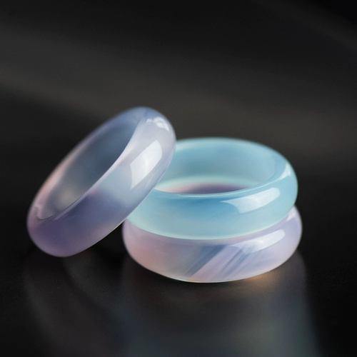 Агатовое портативное кольцо для влюбленных из нефрита, имитация льда