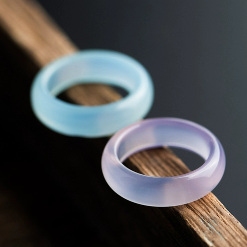 Агатовое портативное кольцо для влюбленных из нефрита, имитация льда