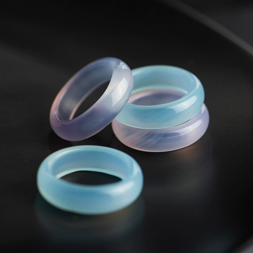 Агатовое портативное кольцо для влюбленных из нефрита, имитация льда