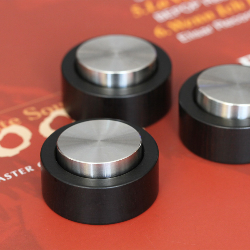 Small white sleeve nail stainless steel speaker shock-proof foot nail Bookshelf Box decoding ear release front-stage bile machine (self-adhesive type)