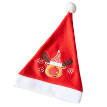圣诞帽圣诞节头饰儿童成人发箍发夹头箍饰品宝宝装扮发卡鹿角帽子