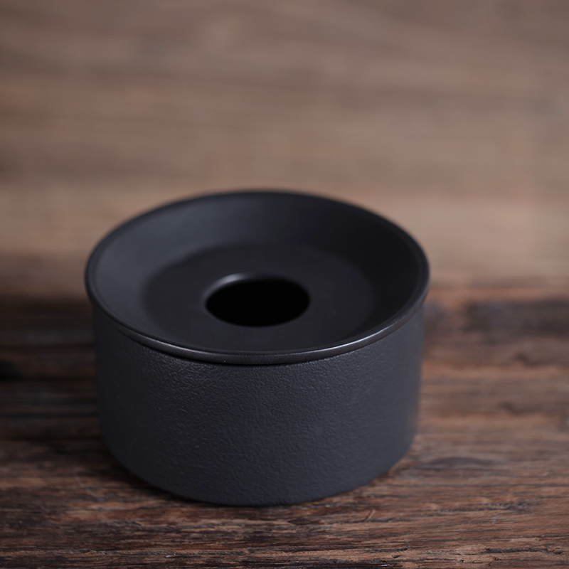 M letters kilowatt/hall in hot new tube ceramic kung fu tea tea accessories matte enrolled black glaze empty tea bucket