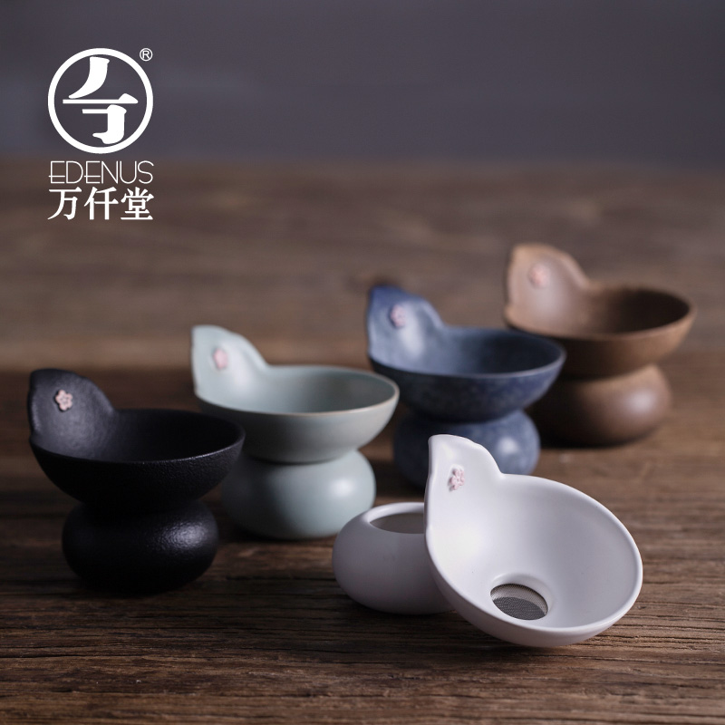M letters kilowatt/hall) professional stainless steel filter creative tea tea tea accessories ceramic cup) cloud)