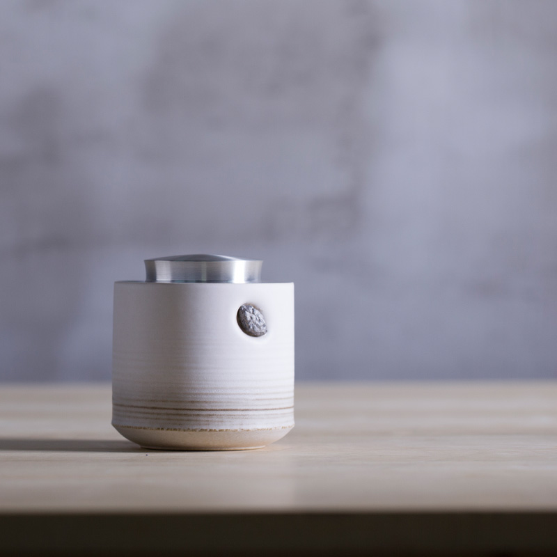M letters kilowatt/hall caddy fixings ceramic seal pot tin can portable storage tanks zen tea caddy fixings 02 series