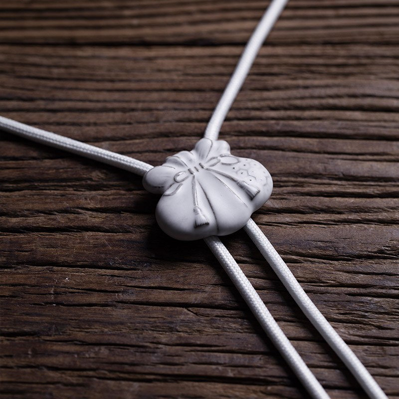 Thousands of thousand hall hang act the role of ceramic arts and crafts tea hang act the role of women jewelry accessories teamed necklace pouch