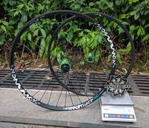 RYDE TRACE XC self-made XC wheel set Carbon ti flower drum cx ray spokes 1240G