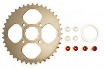 Italy Cabon ti grade5 titanium alloy s wrocks straight-mounted disc ultra-light ultra-hard