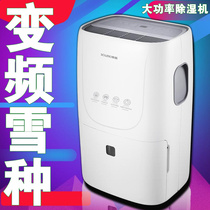 Export Hong Kong Frequency Conversion 80L Dehumidifier Air Fresh High Power Dry Clothes Dry Suction Basement Household Dehumidifier