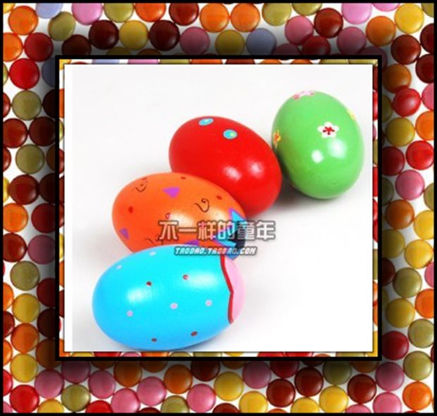 Sóng nhạc cụ nhạc cụ trẻ em bộ gõ bằng gỗ cát trứng trứng trẻ em nhạc cụ đồ chơi cung cấp đặc biệt đàn organ cho trẻ em