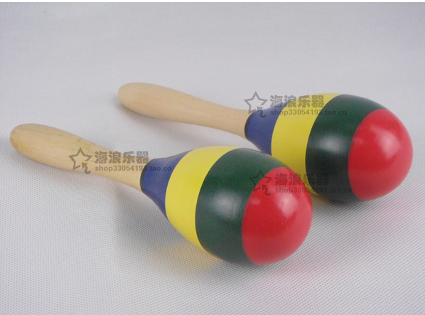 Nhạc cụ Musen nhạc cụ búa cát nhạc cụ cát bóng đồ chơi trẻ em bằng gỗ cát bóng nhạc cụ nhỏ cát bóng nhạc cụ gõ phổ biến - Đồ chơi nhạc cụ cho trẻ em trống đồ chơi cho trẻ em