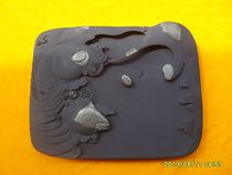 Happy in the study of the four treasures Sizhou Stone Inkstone Cen Gong famous inkstone Guizhou Si inkstone discount