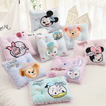 Cartoon Square Cushion Schoolgirl Classroom Stool Mat Chair Cushion Winter Children Little Fart Cushion Soft Thickened Tatami Mat