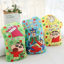 Colored crayons small new double-sided printed plush clasped pillow cartoon cartoon Peripheral Bedside Sofa Cushions Doll Paparazzi