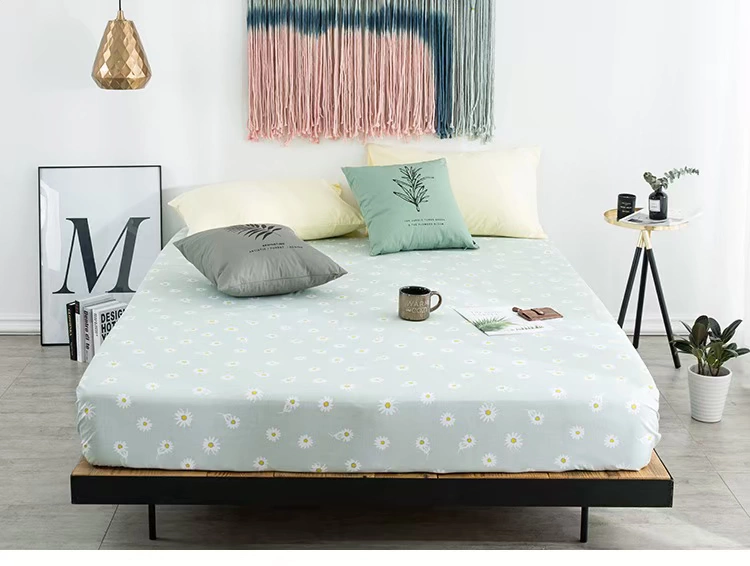doanh nghiệp giường cotton in bông tươi nhỏ nắp bảo vệ 1,2m khăn trải giường bedspread Simmons 1.8m bộ 1,5 mat - Trang bị Covers ga giường chun