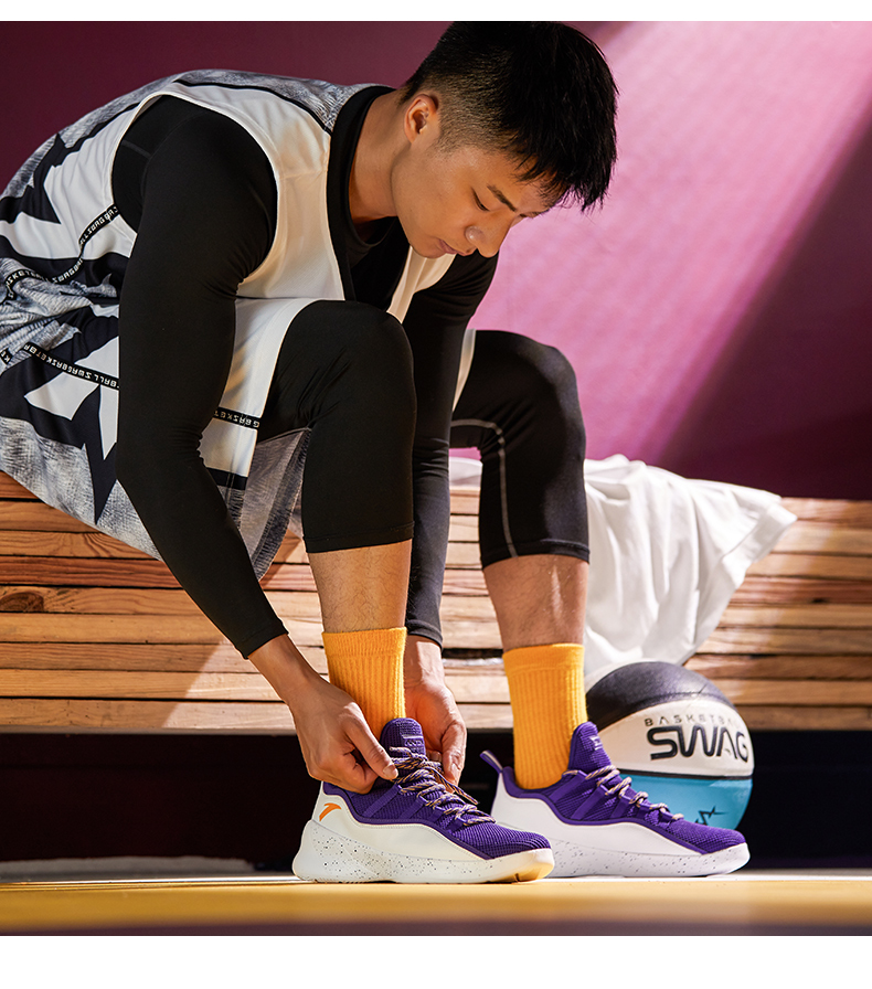 Giày thể thao Anta 2019 giày nam cao mềm mới Giày bóng rổ NBA mang giày bóng rổ cạnh tranh thoáng khí - Giày bóng rổ giày bóng rổ giá rẻ