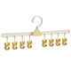 ຖົງຕີນອະເນກປະສົງຂອງຄົວເຮືອນແຫ້ງເຄື່ອງປອມຫໍພັກ balcony multi-clip underwear pantyhose clip ຖົງຕີນເດັກນ້ອຍ drying hanger