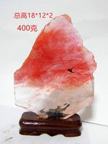 Crystal clear of waterite crystal clear and rare water cryolite seabed chite ornamental stone gold ore pendulum