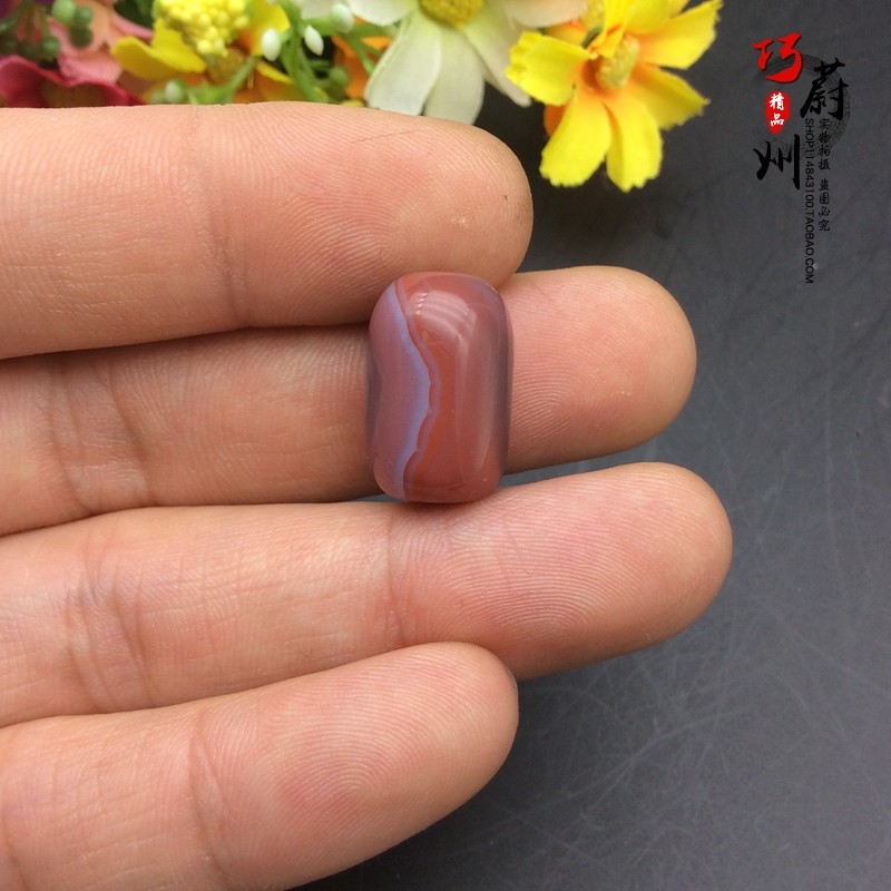 Beautifully pure natural Xuanhua State Red Manau Personality Bucket Pearl Waist Beads Sepal Beads Top Pearl DIY Accessories