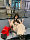 Circle cooky rebel kitty lazy, свободная летняя футболка с круглым вырезом и принтом из мультфильма kt, тонкая женская футболка с коротким рукавом mini 0
