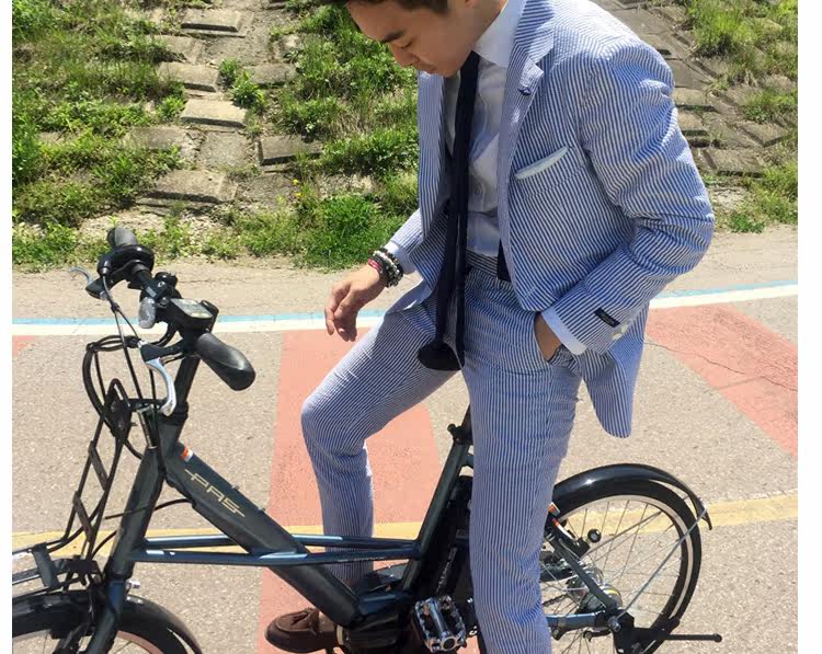 Costume homme en chanvre pour été - Ref 1563479 Image 35