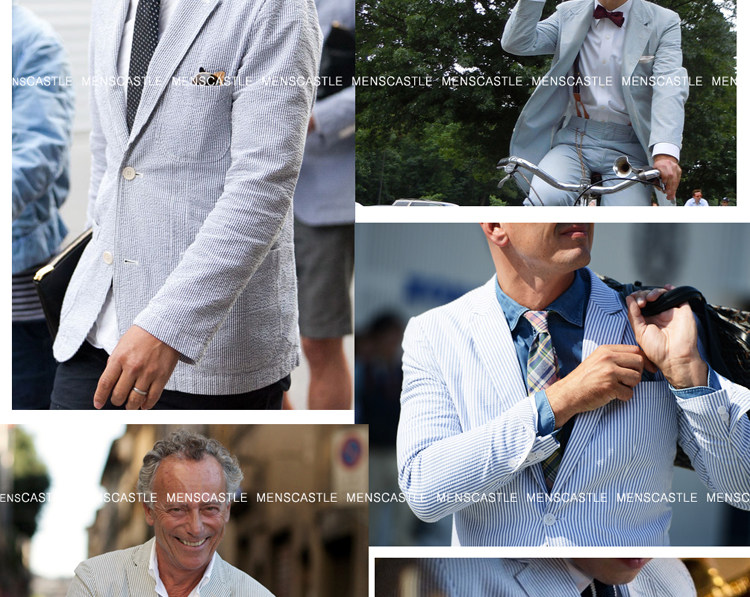 Costume homme en chanvre pour été - Ref 1563479 Image 17