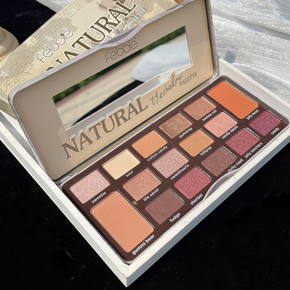 Zhang Kaiyi recommends Febble16 color iron box eye shadow pan matte chocolate pumpkin earth light polarized light minority students