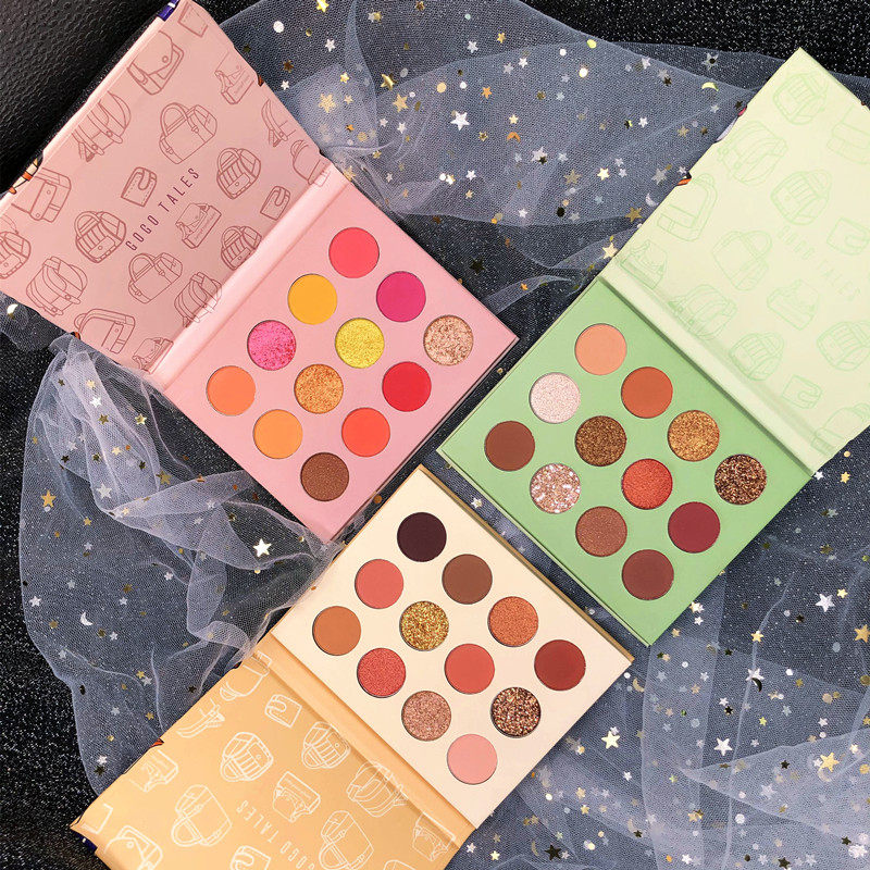 Andromeda Next Vergogo dance twelve Color Eye Shadow disc Drone Polarized Pumpkin Earth Peach Blossom Maple Leaf Early School Sweetness