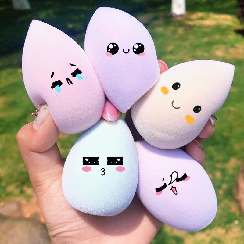 Cute fur velvet suede beauty makeup egg not to eat powder Makeup Powder Bashing Post Sponge Powder Bashing Good With New Hands