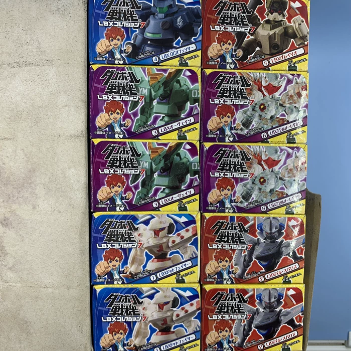 Bandai Bandai d ン an ー ル fighter carton fighter LBX7 LBXSP box egg all six