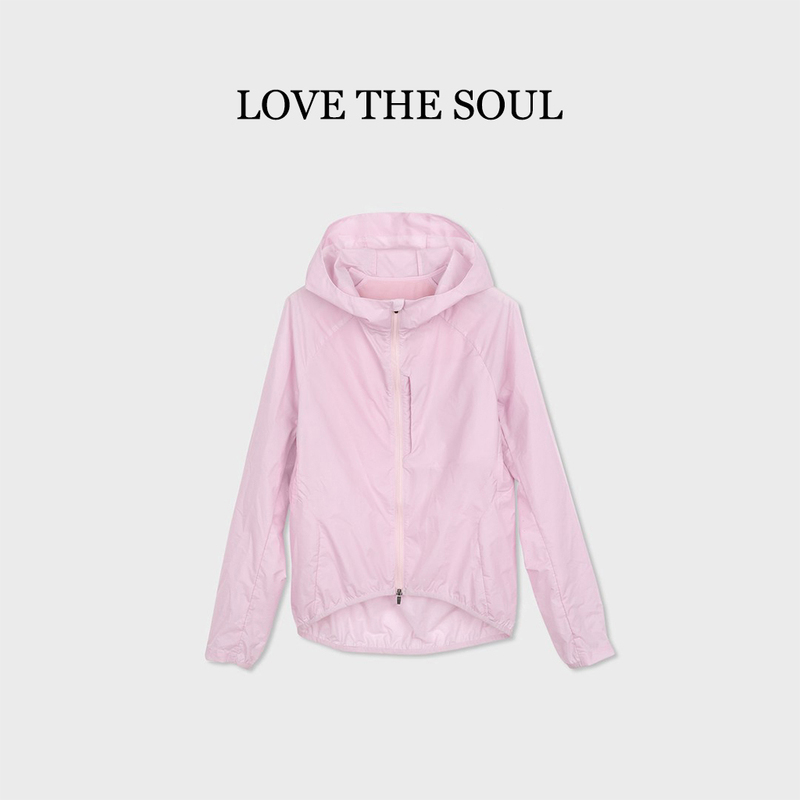Lightweight Hooded Pink Sun Protection Jacket for Women, Summer 2026 New Thin Cardigan, Uv Protection Sun Protection Clothing