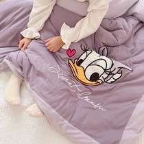 (Justiciable Quilt) Childrens single soft glutinous full cotton knit antibacterial quilts soft and soft and soft