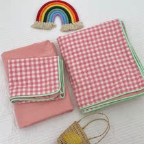 (Four Seasons) 100% All cotton pure cotton with four pieces of bed sheet Bed Bamboo Hat