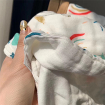 Infant A class 6 layers gauze cover blanket No fluorescent agent Safe and versatile blanket Bab towel bath towels