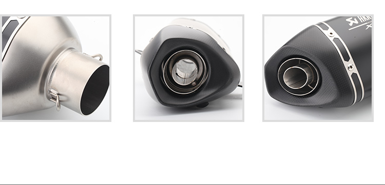 XMAX300 xe máy ống xả tay ga phần trước bằng thép không gỉ XMAX300 Yamaha sửa đổi sợi carbon đầy đủ - Ống xả xe máy pô wave alpha