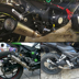 Xe máy sửa đổi đường phố Yamaha R6 Kawasaki ZX6R Ninja xiên SC phân khối lớn chiên ống xả đường phố - Ống xả xe máy pô xe wave 110 zin Ống xả xe máy