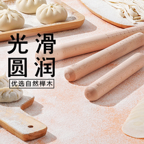 Exhibition art with scale solid wood Rolling Stick Home Rolling Stick Rod dumplings Dumpli Leather Snowflake special baking tool