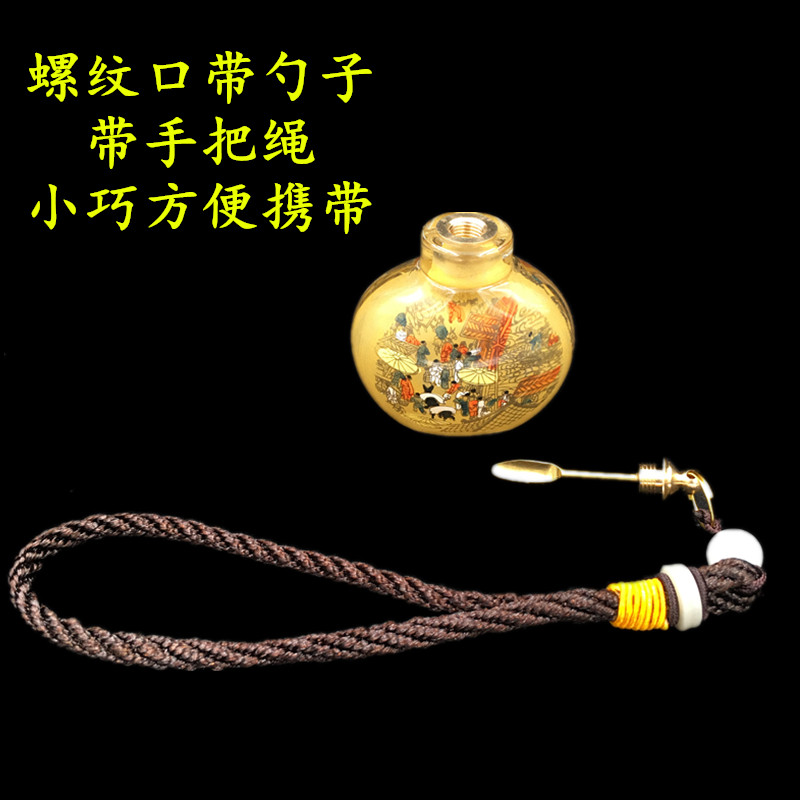 清明上河图内画鼻烟壶：小小壶中藏着大大的艺术--淘宝好物网