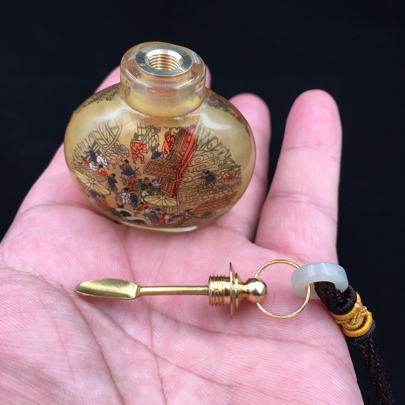 清明上河图内画鼻烟壶：小小壶中藏着大大的艺术--淘宝好物网