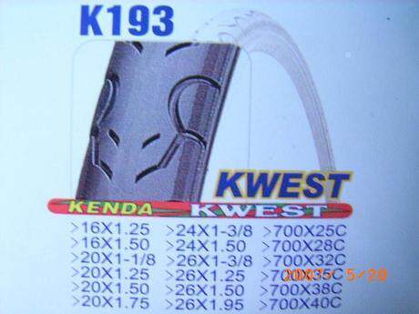 Clearing KENDA builds a large tire of dirt-headed light-headed bicycle tire 26*1 5