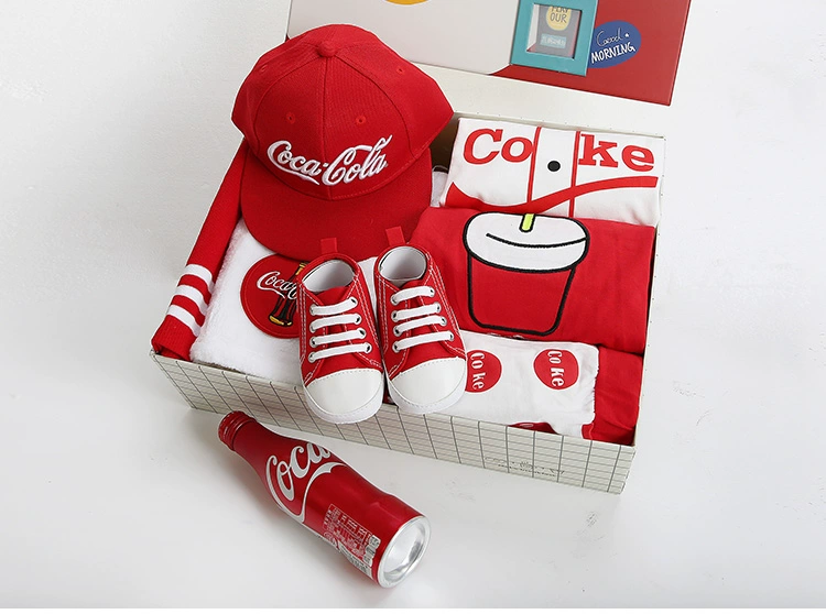 Em bé sơ sinh cola cotton bộ quà tặng nam và nữ ảnh bé quần áo mùa hè quà tặng phổ quát 80cm66
