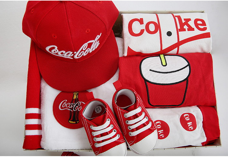 Em bé sơ sinh cola cotton bộ quà tặng nam và nữ ảnh bé quần áo mùa hè quà tặng phổ quát 80cm66 set quà tặng trẻ sơ sinh