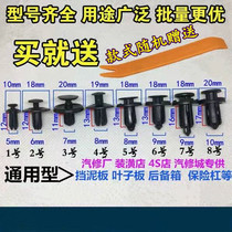 Car New Bumper Fender Fender Foliage Plastic Expansion Wear Cardiopmy Screw Buckle Universal