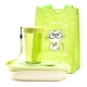 Bộ đồ ăn trưa lò vi sóng Tupperware Bộ bát riêng / Hộp ăn trưa chia / Hộp Bento Đặc biệt đích thực - Hộp cơm điện sưởi ấm ủ cơm cắm điện
