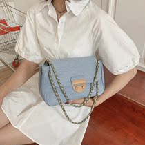 Canvas Armband Bag Summer Bag 2021 New Fashion Women Bag Single Shoulder Skewed Satchel Tote Bag Tide Chain Bag Large Capacity