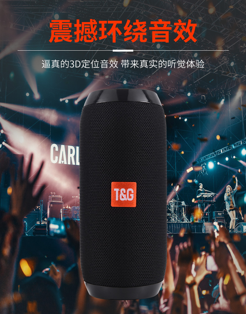 Loa không dây di động Bluetooth loa siêu trầm thừa đĩa U đĩa mp3 máy nghe nhạc radio ngoài trời bộ sưu tập nhỏ điện thoại di động nhỏ âm thanh nổi 3D bao quanh âm lượng lớn ngoài trời fm - Trình phát TV thông minh 