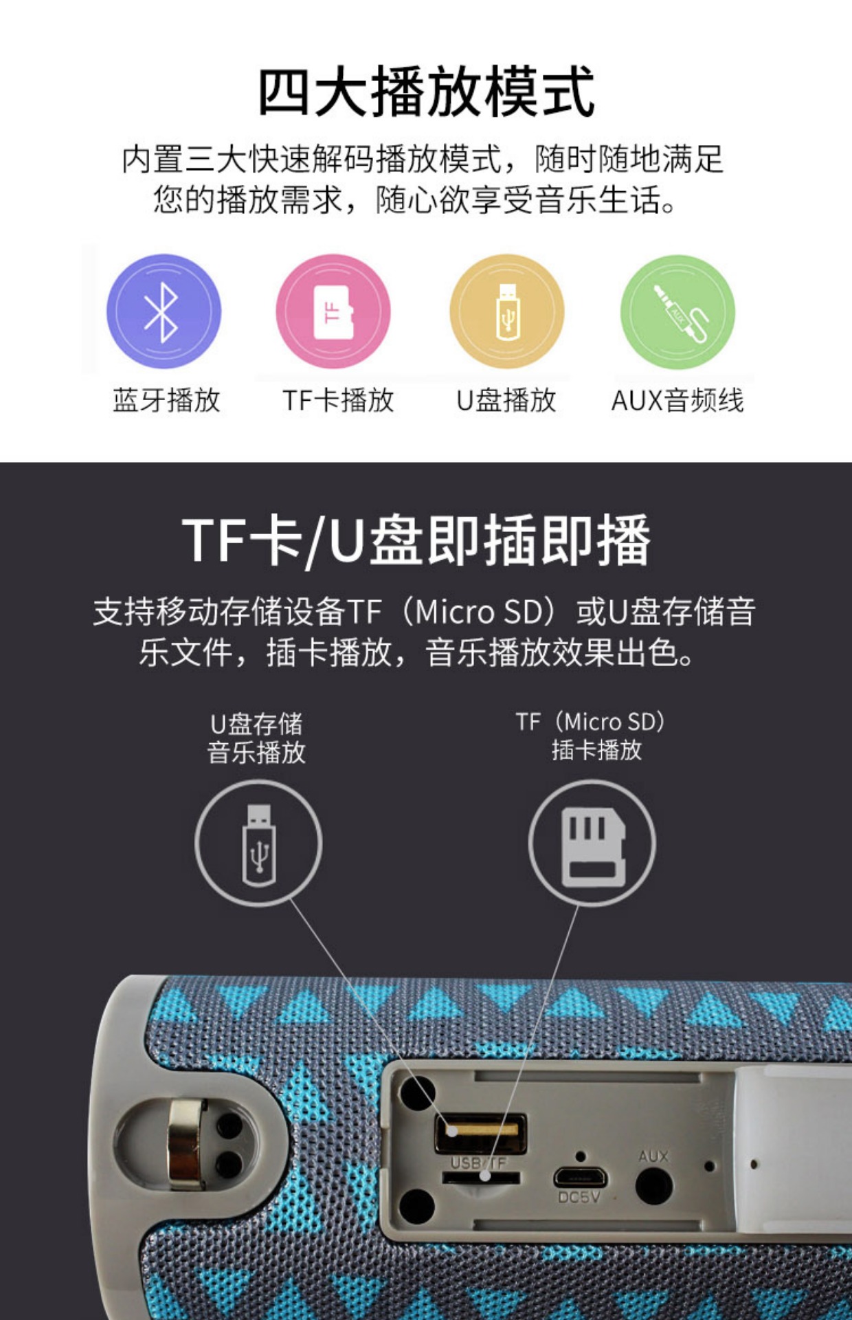 modem cáp quang Di động ngoài trời di động vuông nhảy không dây công suất cao Loa Bluetooth loa kép âm lượng lớn thừa loa siêu trầm Thẻ U đĩa điện thoại di động nhỏ sạc âm thanh đài FM - Trình phát TV thông minh máy chiếu mini xiaomi