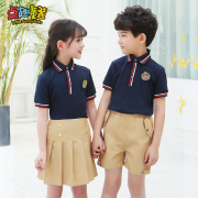 2019 trường tiểu học hè mới của Hàn Quốc Sinh viên Anh Gió Trường Uniform Set Mầm non Vườn ăn mặc Editing Boys and Girls Summer ăn mặc