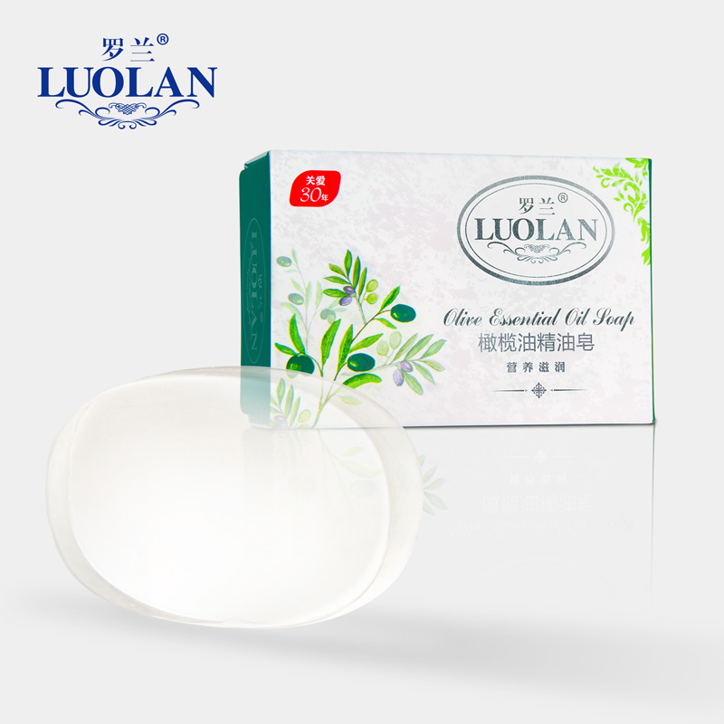 Roland Rose Essential Oil Soap 128gx5 Block Men and Women Bath Cleansing Face Soap Oải hương dầu ô liu - Tinh dầu điều trị tinh dầu long não